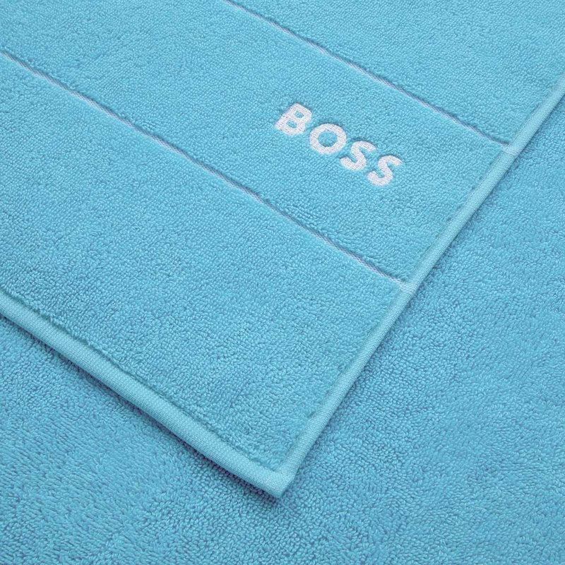 100% Cotton Plush Hand Towel, River Blue