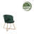 18.91'' H Velvet Upholstered Armchair-982052950-972441174