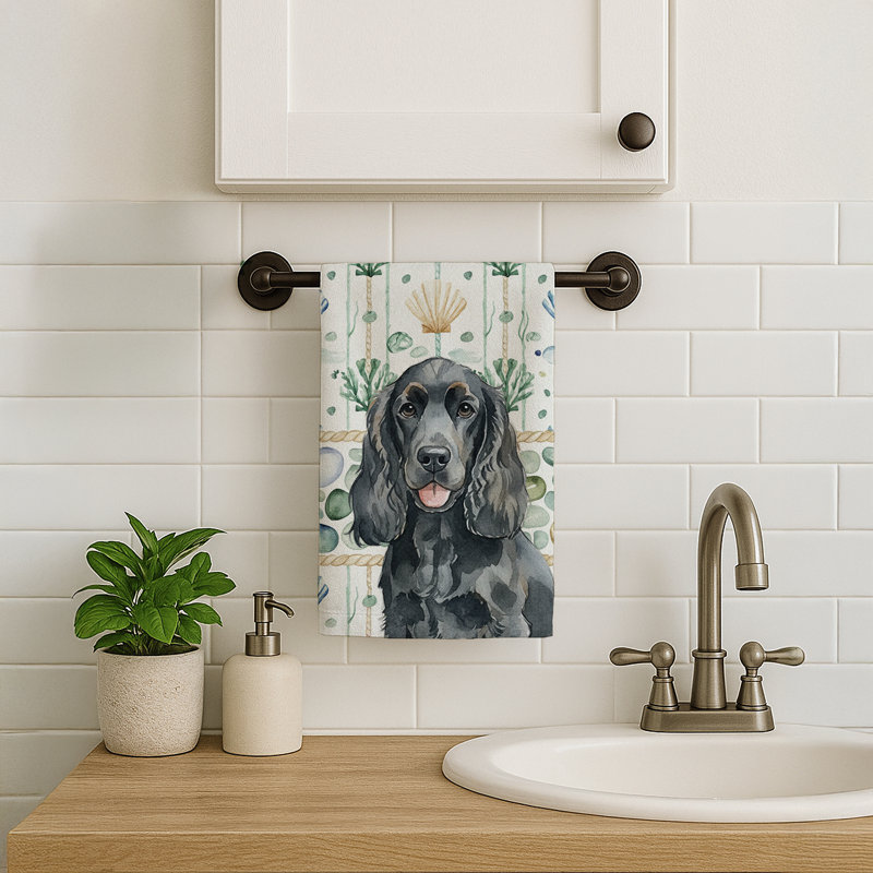 Serviette de cuisine Black Cocker Spaniel, Black Cocker Spaniel