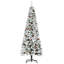 ? Décoration de Noël? Arbre de Noël artificiel enneigé avec branches de pin, baies de pommes de pin, ouverture automatique-1391191904