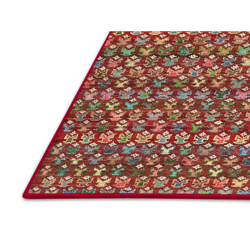 Tapis contemporain brun / beige / gris, Rectangle 7 pi x 9 pi