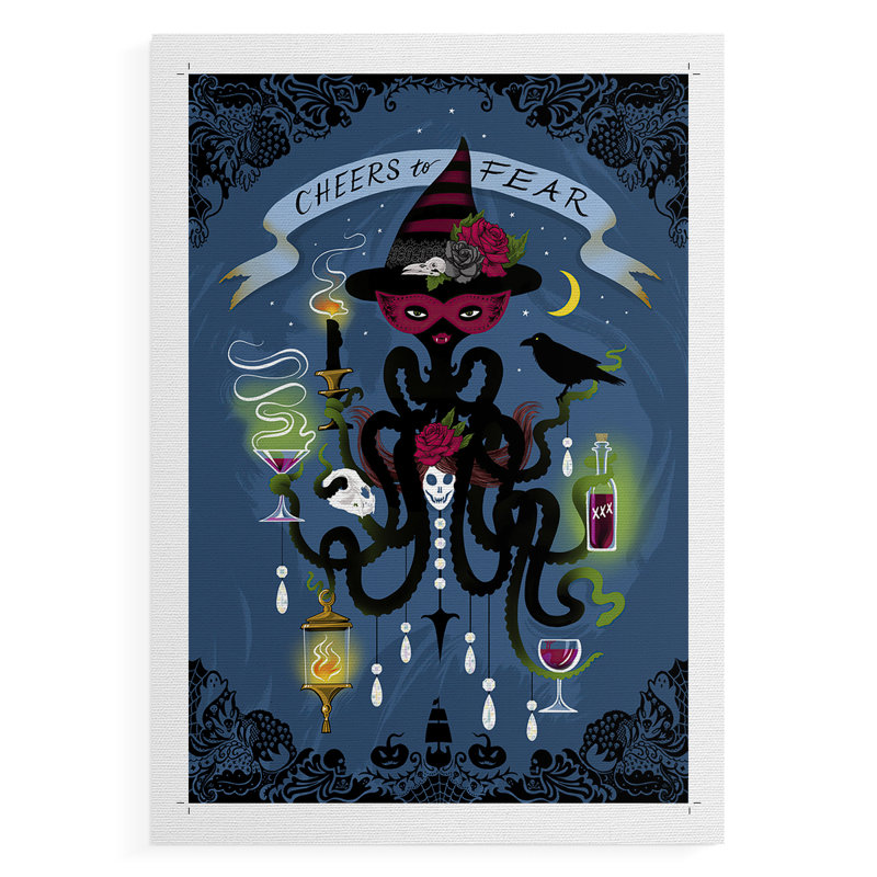 Spooky Cedhalopod Chandeliers I - Reproduction de photos seulement - NON-CADRE, H 36 po x l 24 po
