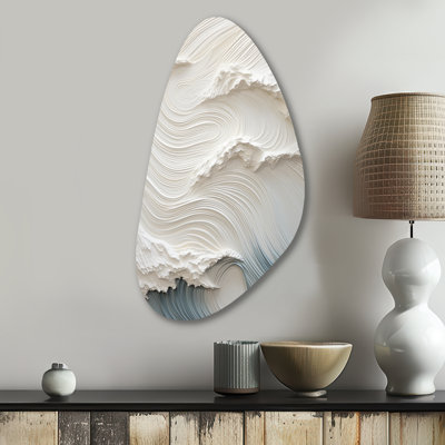 Prouty - Coastal Waves Fall Shape Irregular Metal Wall Decor