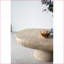 Table basse ovale crème pour le salon - Style moderne-biologique, crème neutre, surface spacieuse 36 x 24