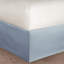 Édredon 8 pièces en coton imprimé - bleu grand lit, Shabby Chic avec broderie florale`` Comprend 1 édredon, 2 taies décoratives européennes, 3 coussins décoratifs, jupe de lit, produits textiles lavables à la machine-125963209-125963207