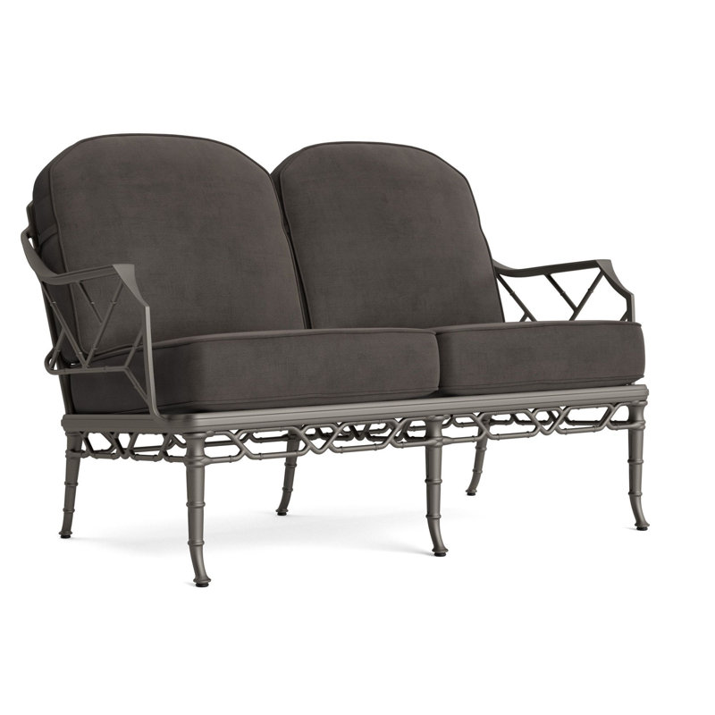 Calcutta Outdoor 2 - Seat Loveseat, Fusion Charcoal, Mica