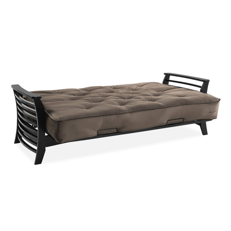Futon avec matelas Chicago, Cendré