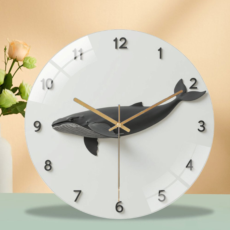 Horloge murale Whale
