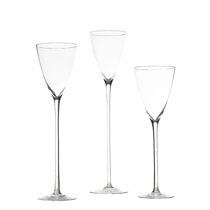 Tall Glass Vase 3pc Set