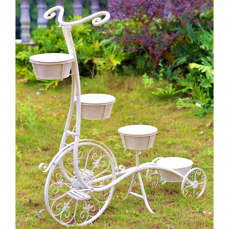 Support pour plante en métal Tricycle