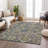 Machine Washable Indoor/Outdoor Layton ACN2256 Panels Rug-557797229
