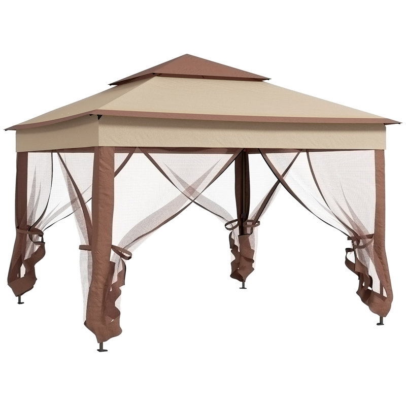 Tente d'extérieur d'extérieur escamotable avec filet amovible Canopyr