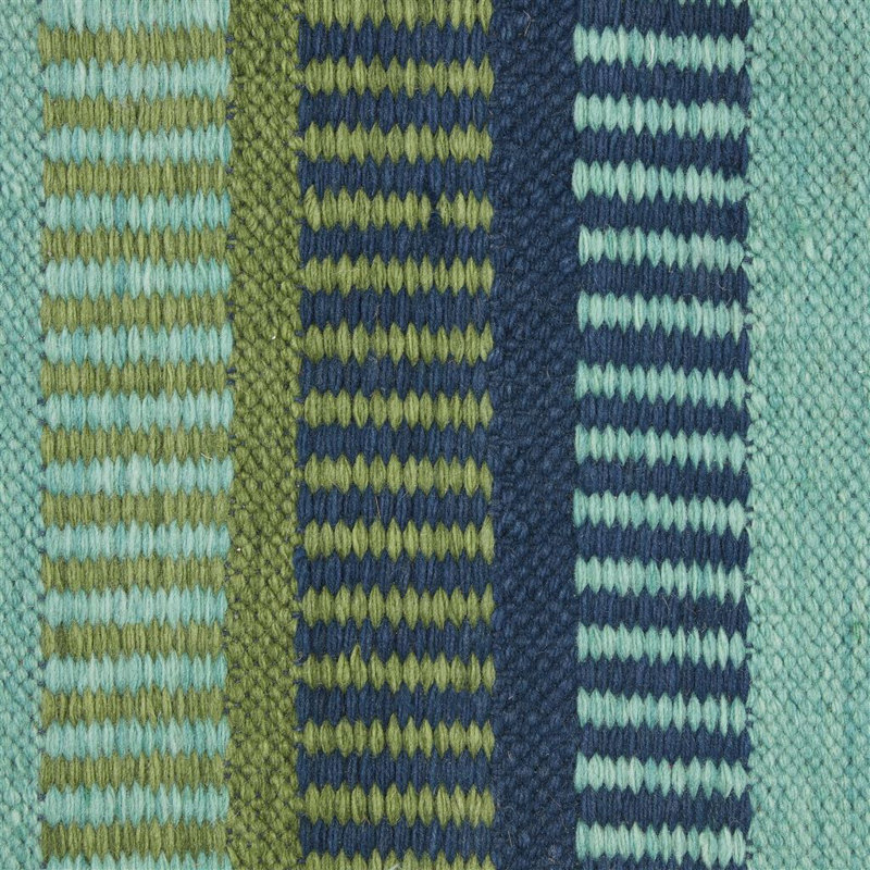 Muturi Outdoor Decorative Pillow, Cobalt Striped