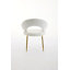 Chaise de salle à manger, chaise d'appoint simple avec dossier incurvé-1205353176