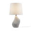 Lampe en céramique d'aspect asymétrique au design moderne pour le salon