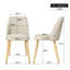 48cm H Linen Upholstered Upholstered Back Side Chair-960480530