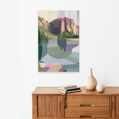 El Capitan et la rivière Merced - Art contemporain des rivières et des ruisseaux de Californie