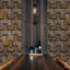 Carreau de mosaïque en bois Boca Boat 11 11/8 "x H 11 7/8" x P 3/4 ", finition naturelle (paquet de 11)