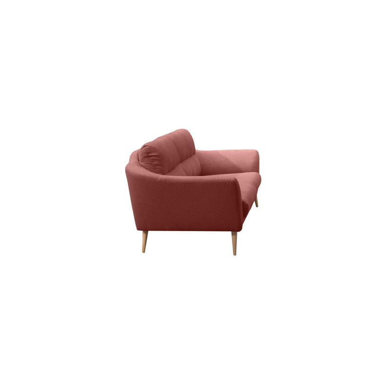 Rosales Odense 2 Seater Upholstered Loveseat, Pink, 3