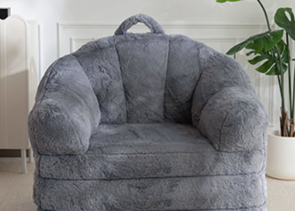 Bean Bag Lounger, Corduroy for Children, Green