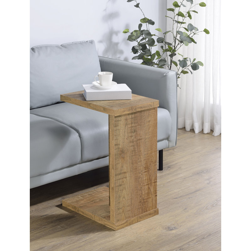 Table d'appoint en forme de C Roach, Manguier