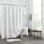 Rideau de douche en coton chenille