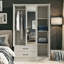  3 Door 2 Drawer Wardrobe with Mirror-122739198