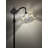Jermyn Tiffany Floor Lamp White Baroque Style Lavender LED Bulb Included Gooseneck Adjustable 20"W*12"D*63"H