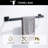 Topcraft Wall Mounted Stainless Steel Bathroom Accessory Set Of 5-120281344