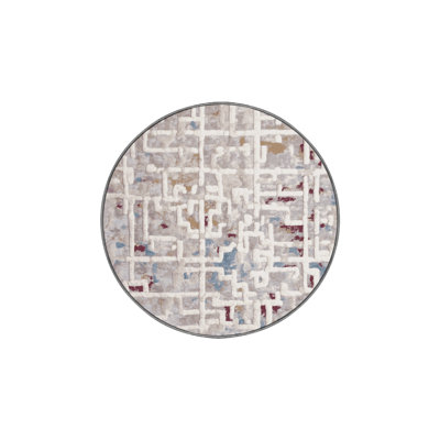 Machine Washable Gray Area Rug