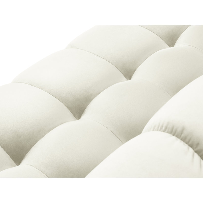 Adoraim 6 Seater Large Corner Sofa , Light Beige, Gold