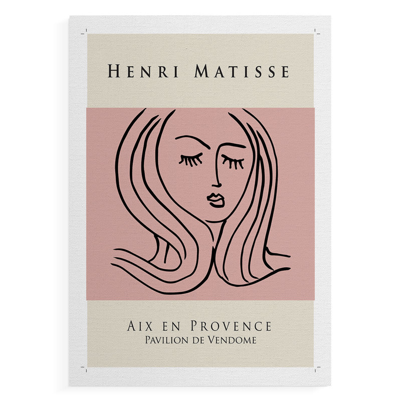Matisse Lxxviii, reproduction encadrée - reproduction de toile seulement - non encadrée, H 27 po x l 18 po