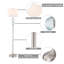 Lampe sur pied traditionnelle 62 po Dedra-431165687