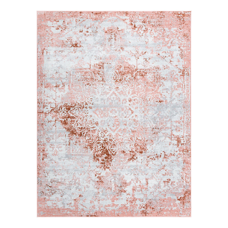 Massie Floral Indoor Rug, Rectangle 7'10" x 10'