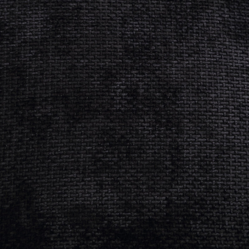 Odas 110.63'' Modular Sofa, Black Chenille