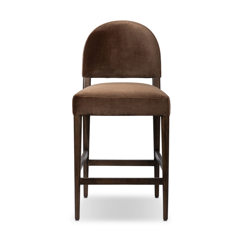 Abilene Stool-Somerton Ash, Counter Stool (27.13" Seat Height), Sapphire Coco, Burnt Oak