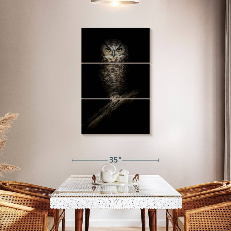 Brampt Wise Night Owl, 45" H x 28" W