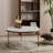 Carbone Marble-Look Round Coffee Table