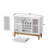 11.81'' Solid Wood Sideboard