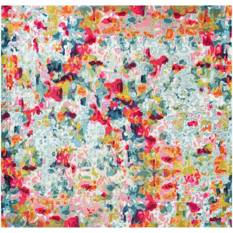 Hashimoto Washable Abstract Indoor Rug