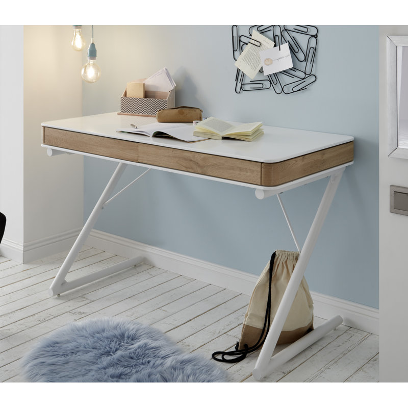 Tompkins Metal Base Writing Desk