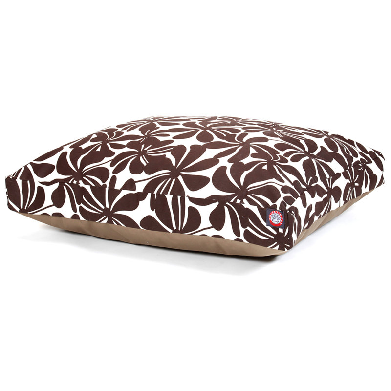 Coussin Caban, Chocolat, Petit (l 20 po x P 27 po x H 4 po) ;