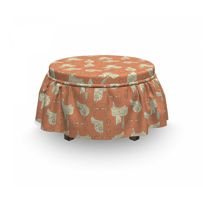 Box Cushion Ottoman Slipcover