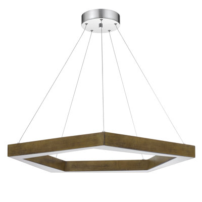 Luminaire suspendu géométrique unique à 1 lumière à DEL Adwell