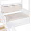 Lit House avec canapé, lit plateforme pour enfants avec deux tiroirs et tablette de rangement-34465282
