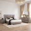 Ensemble de chambre à coucher pour grand lit complet 4 pièces Suni, gris taupe clair Suni-118445290