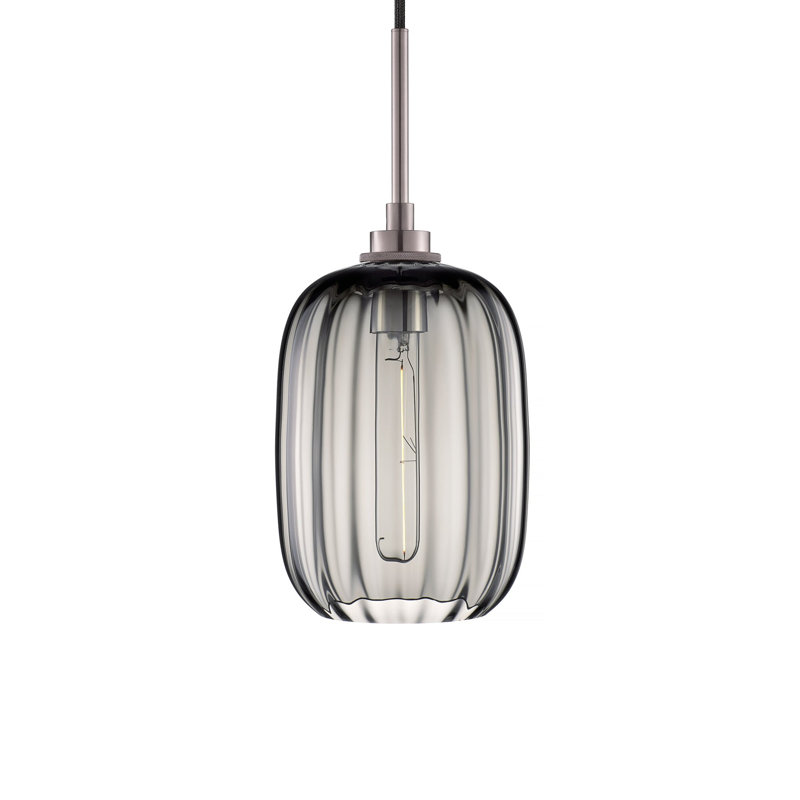Balon 1 - Light Pendant, 9.25" H x 6.5" W x 6.5" D, Gray