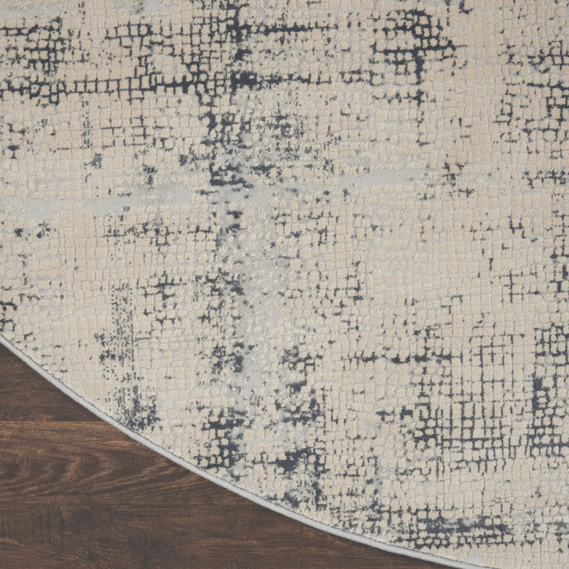 Maliana Abstract Indoor Rug, Round 5'3"