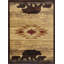 Tapis multi-tailles en polypropylène durable avec motif animalier-1193233789