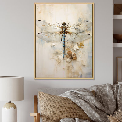 Dragonfly Delight III - Dragonfly Canvas Art